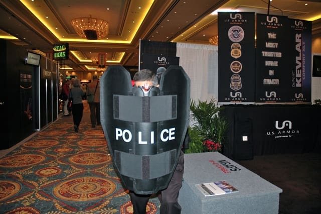 Mobile Ballistic Shield  Protection Against Active Shooters