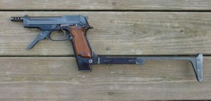 Beretta 93R with shoulder stock