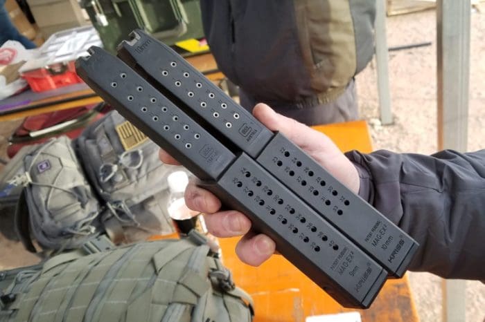 Shot Show Kriss Usa High Capacity Mm And Mm Glock Magazine Extensions The Truth About Guns