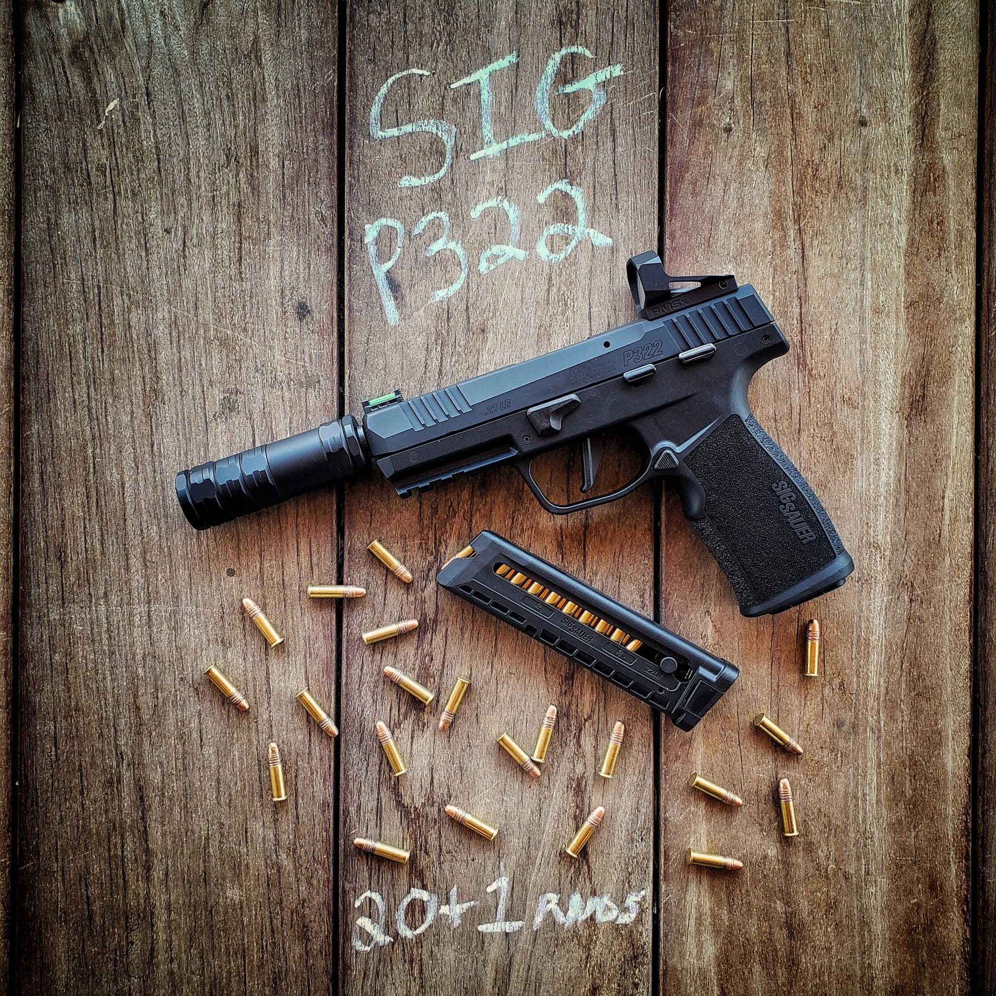 Shooting The New SIG SAUER P322 High Capacity 22 LR Pistol VIDEO