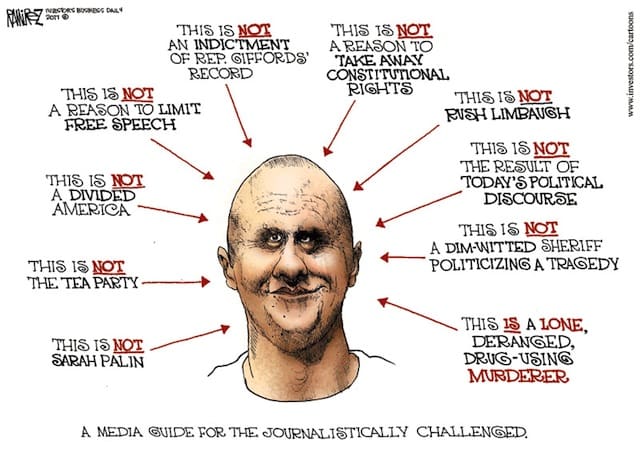 Counter-Incendiary Image of the Day: Media Guide to Jared Lee Loughner  Edition - The Truth About Guns