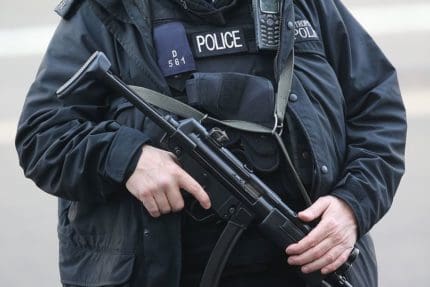 UK Cops To Carry Guns The Truth About Guns   British Cop Courtesy Mirror.co .uk  430x287 