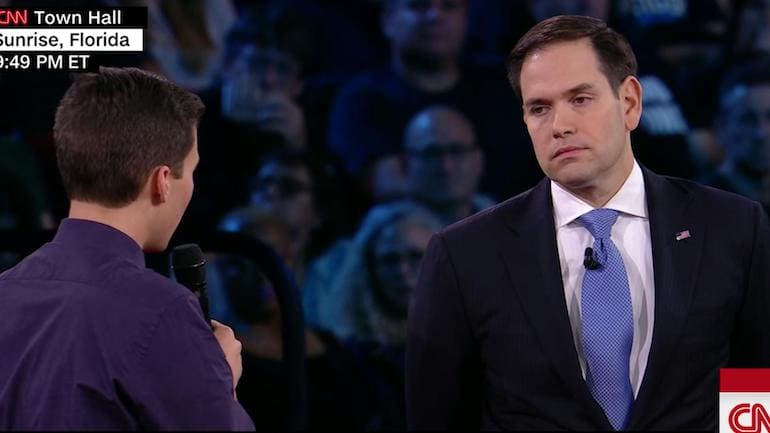 Florida Senator Marco Rubio and new friend