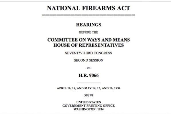 Gun Control For Beginners: What Is The National Firearms Act (NFA ...