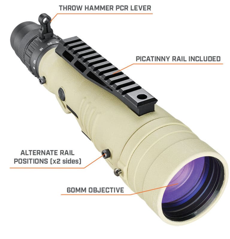 Bushnell's New 8-40x60mm Elite Tactical LMSS2 Spotting Scope - The ...