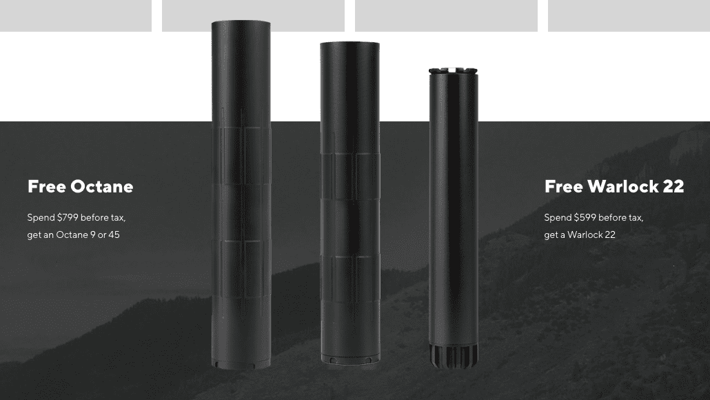 Get a Free Silencer With SilencerCo's Black Friday Promotion The